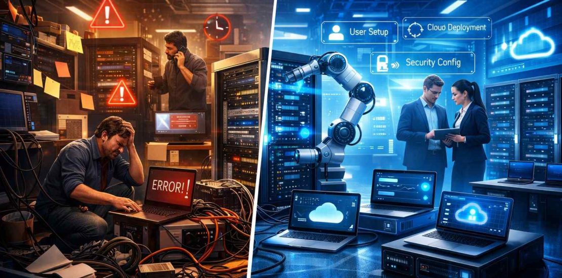 How Automation Can Make Office IT Setup Faster, Safer, and Smarter for UK Businesses