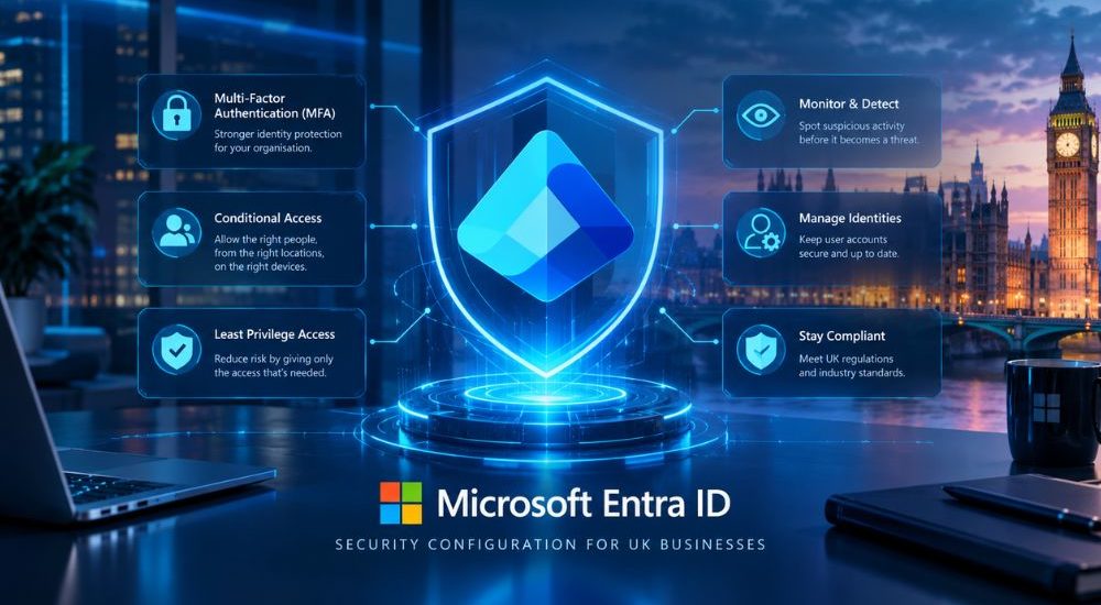 Microsoft Entra ID Security Configuration for UK Businesses